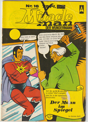 Miracle Man N.16 Der Mann im Spiegel, Bildschriften Verlag | COMIC | AKZEPTABEL