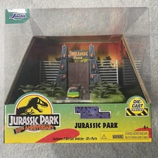 Jada Jurassic Park Diorama Set 30th Anniversary Nano Scene Diecast 1:65 Dinosaur