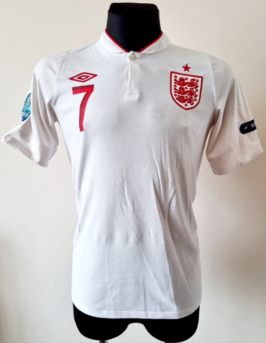 ベッカム BECKHAM 7 EURO 2012 シャツ ENGLAND UMBRO 2012 EURO FOOTBALL SOCCER HOME JERSEY #7 DAVID