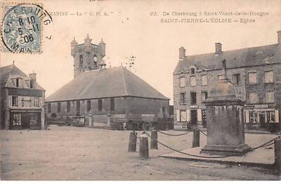 50-SAN59286-SAINT-PIERRE-L 'Eglise.eglise.de Cherbourg Bis Saint-Vaast-De-La-Hou