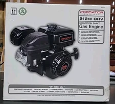 Predator HEMI 6.5 HP 212cc OHV Horizontal Shaft Heavy Duty Gas Engine. 