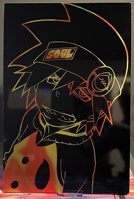 Soul From Soul Eater Large Metal Print 12x18in