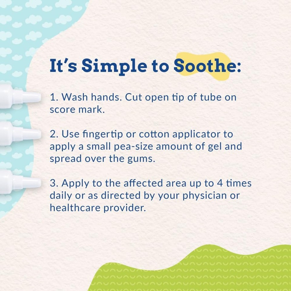 Orajel Baby Daytime Cooling Gel for Teething, DrugFree, 1