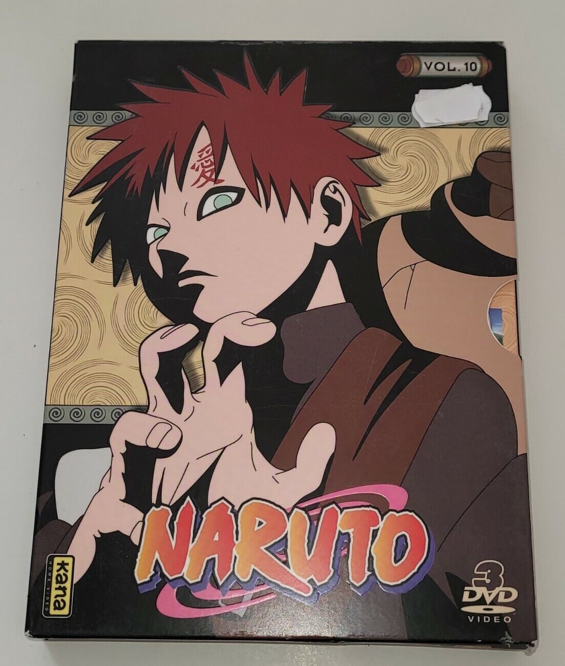 Naruto Vol. 10 DVD French, Japanese 2002 Episode 118-130 USED Region 2