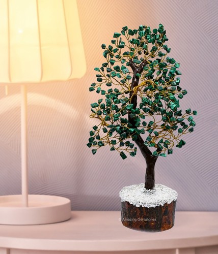 Malachite Tree - 200 Beads - Picture 2 of 6