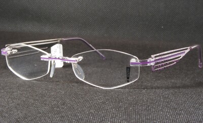 Switch it by EBM Combi 386 135 Purple UNIQUE RARE EYEGLASSES 49-20-139mm Germany
