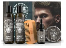 Viking Revolution Beard Conditioner Set NEW Sealed Citrus Scent Balm Oil Combo
