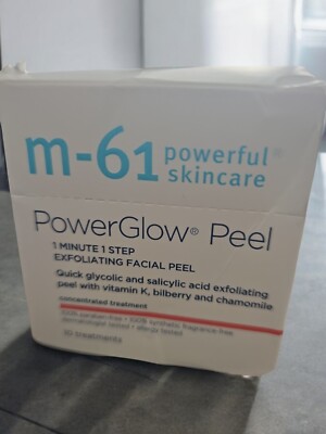 M-61 PowerGlow Peel 1-Minute 1 Step Exfoliating Facial Peel - 10 Treatments