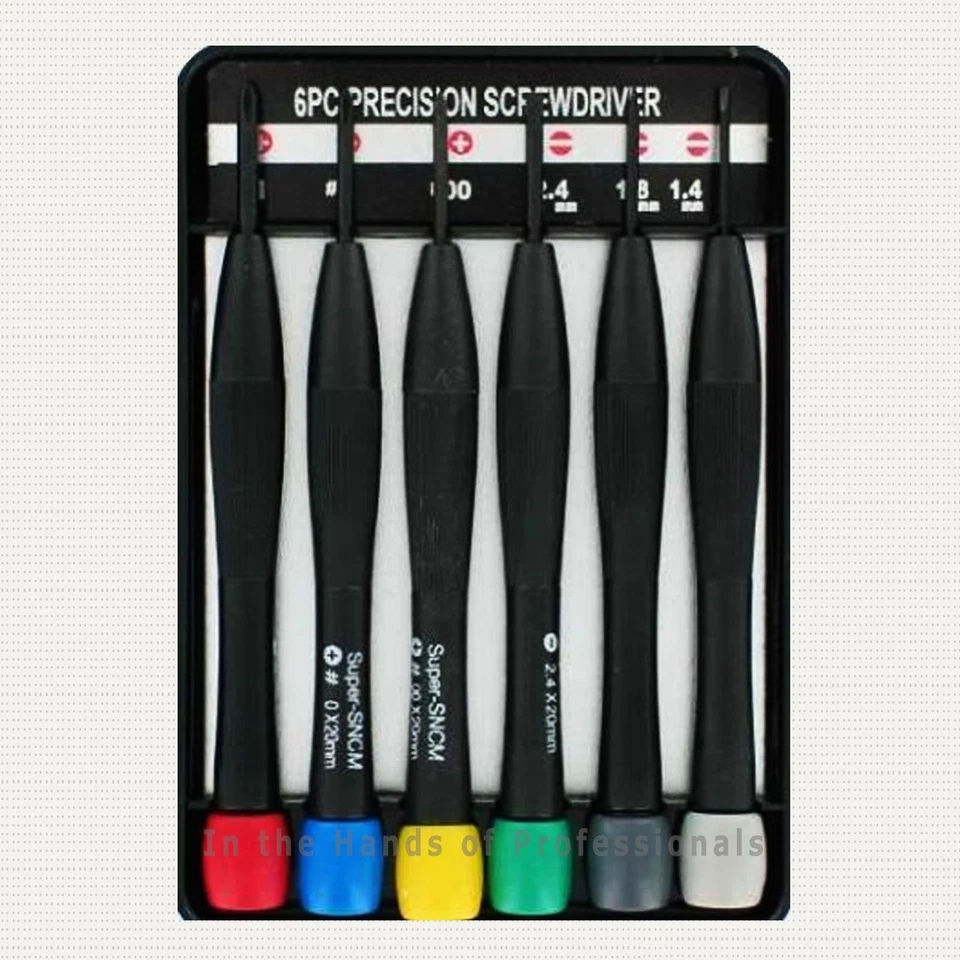 6 Pc Precision Screwdriver Set Electronic Micro Hobby Jewelry Watch Mini  - Image 4 of 4