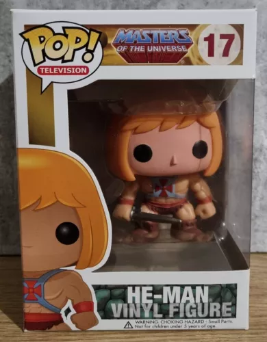 Funko Pop Vinyl - Masters Of The Universe - He-Man #17 + Protector