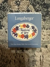 Longaberger Thinking of you Tie On for basket BRAND NEW NIB lovely