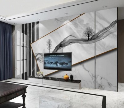 3D Branch Marble ZHUA16130 Wallpaper Wall Murals Removable Self-adhesive Ann
