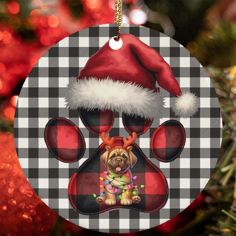 Mastiff Christmas Decor Red Plaid Buffalo Dog Gifts Family T-Shirt Mastiff Christmas Decor Red Plaid Buffalo Dog Gifts Family T-Shirt