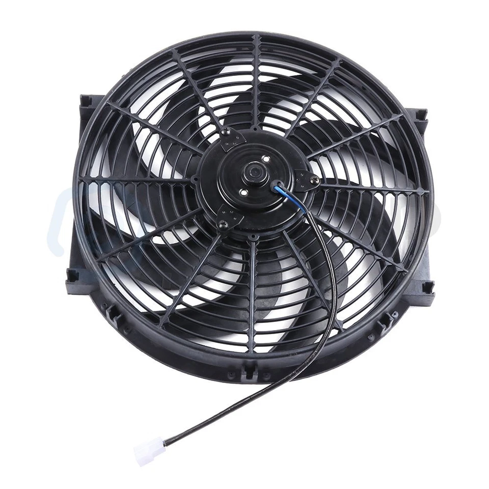 Radiator Condenser Cooling Fan 14" Inch Universal For 1992-2015 Hyundai Elantra Foto 3 de 4