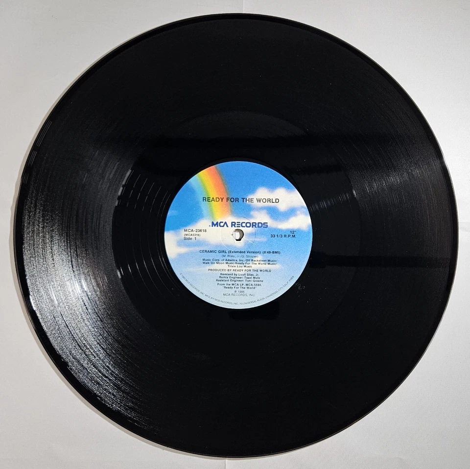 Ready for the World - Ceramic Girl [1986 Used Vinyl Record 12" Single] - Image 3 of 4