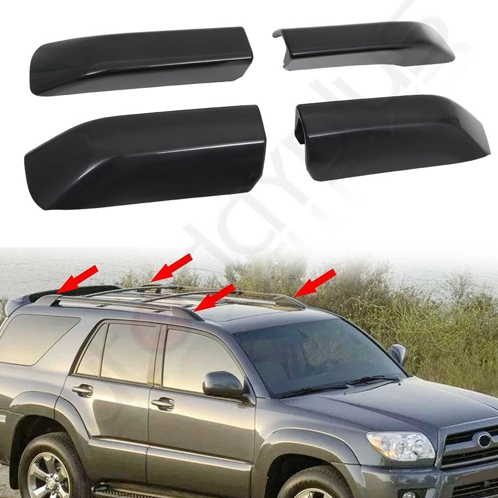 Roof Rack Rail End Cover Shell Replacement New For Toyota 4Runner 2010 2020