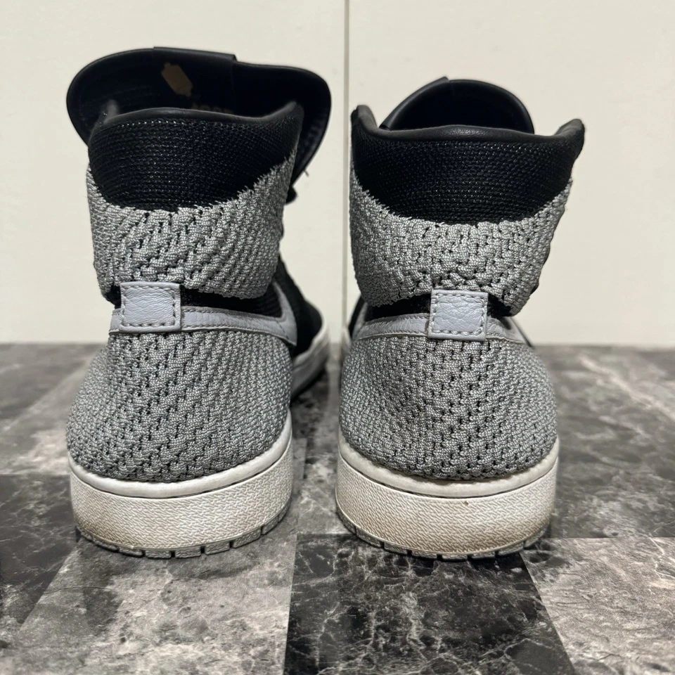 Nike Air Jordan 1 ретро оригинальные Flyknit высокие тени 919704-003 размер 9,5 - Изображение 4 из 4