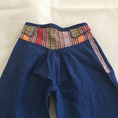 Ge Gal Harem Pants Casual Baggy Joggers Hippie Drop Crotch Palazzo Pants Size S