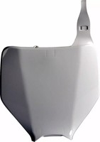 Nummernhalter Vorne Weiß OEM Polisport Kawasaki Kx 125-250-450 Suzuki Rm-Z 2