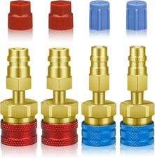 R1234YF Adapter, R1234YF to R134A Quick Coupler, 1234Yf to 134A Quick Coupler, H