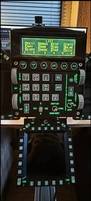 WINWING DCS ICP Flight Control Panel 16-Series Front Panel w/ 4.58'' DED Screen