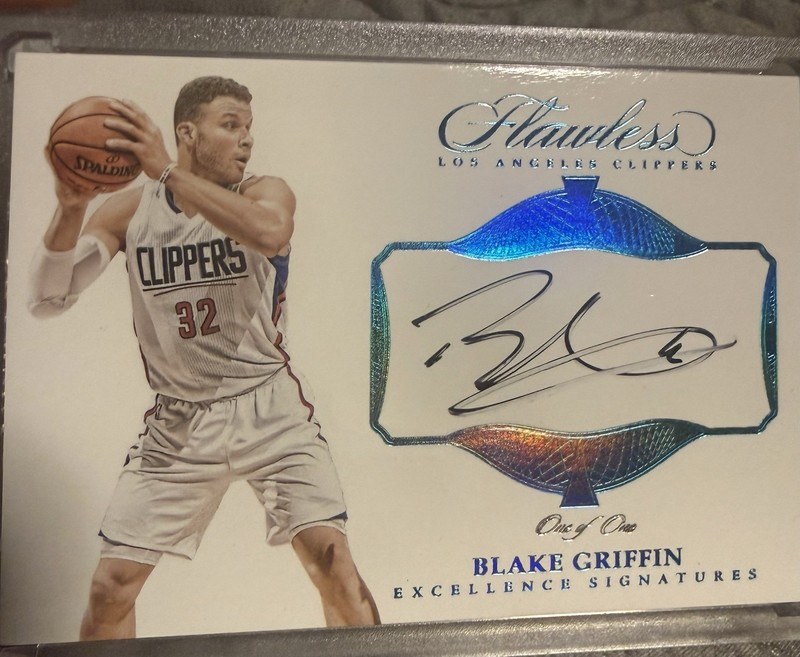 2016-17 Panini Flawless Basketball Bake Griffin Auto 1/1