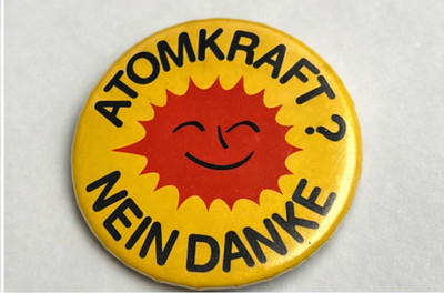 Atomkraft Nein Danke Anstecker Button Pin Anti Atomkraft Badge