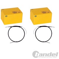 2X Hella Handbremsseile Passend FüR BMW 3
