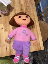 Dora The Explorer Jumbo Plush Stuffed Doll 24" 2006 Fisher Price Baby P4