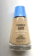 Covergirl Clean Matte Liquid Foundation Buff Beige #525 OIL CONTROL Sealed