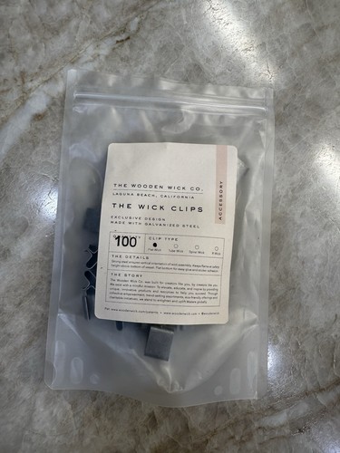 Wooden Wick Clips 33 Count For Candle Making By Makesy