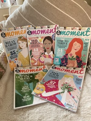In The Moment Magazine Bundle X 5 March Spring April May June July 2018 Mindful