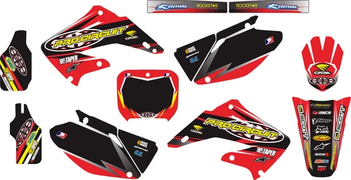 502 GRAPHICS KIT FOR HONDA CR 125 250 CR125 CR250 2002 2003