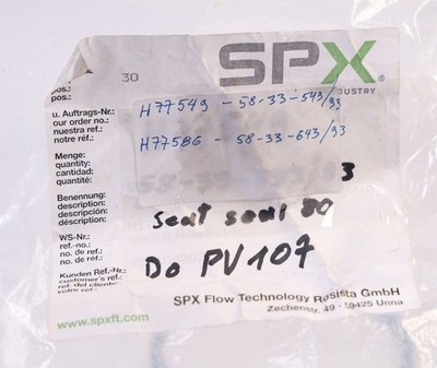 SPX SEAL PV107 H77549 - 58 - 33 - 543 /99 ! NEW ! #wd