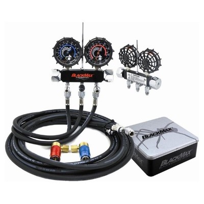 CPS Products MAID8QZ BlackMax Chrome Manifold Gauge Set