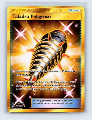 ~ESP~ SPANISH Taladro Peligroso 192 Team Up Dangerous Drill Pokemon Card (g7)