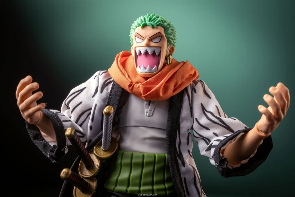 Conjunto de alabasta con cable personalizado de una pieza Roronoa Zoro para S.H.Figuarts (sin figura) Foto 4 de 4