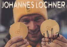 Johannes LOCHNER - Deutschland, Gold Olympia 2026 Bob, Original-Autogramm!