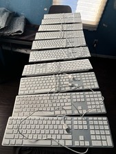 LOT OF QTY 40 APPLE A1243 ALUMINUM KEYBOARDS ...