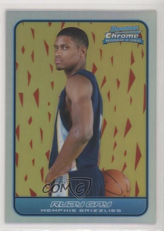 2006 Bowman Draft Picks & Stars Chrome Refractor 131/249 Rudy Gay Rookie RC 0c6