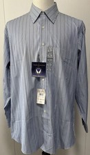 Tommy Hilfiger TLC Stripe Dress Button Up Business Suit Shirt L 16 1/2 32/33