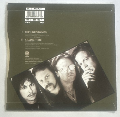 Metallica - The Unforgiven 7" Vinyl 1991 Vertigo Paper Labels EX / EX - Picture 3 of 6