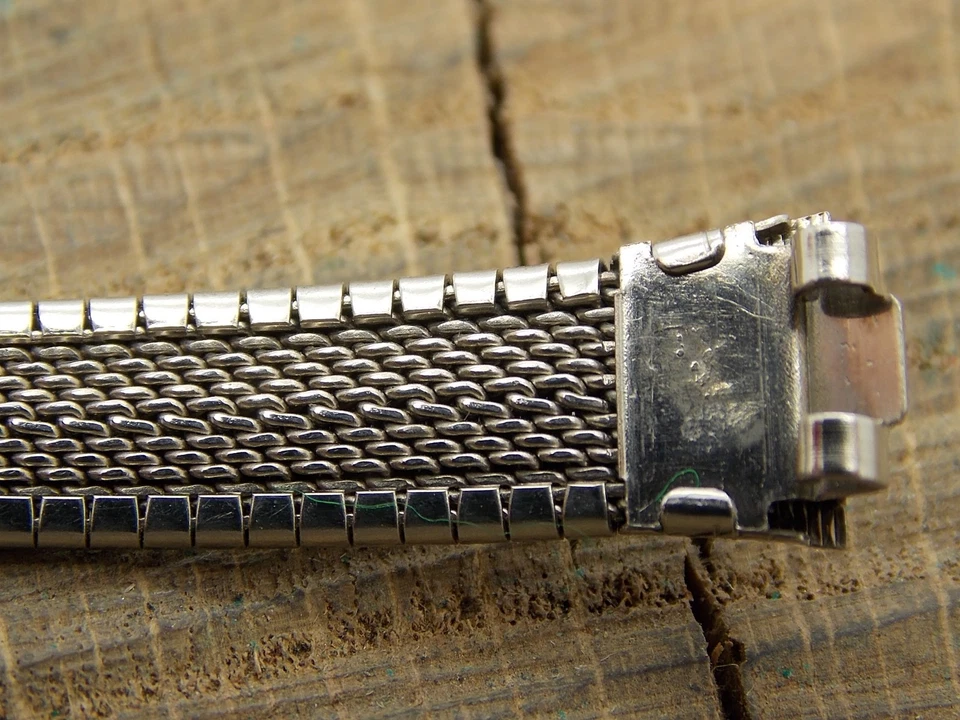 JB Champion Vintage NOS Unused Watch Band 8mm Ladies Stainless Sliding Clasp - Image 3 of 4