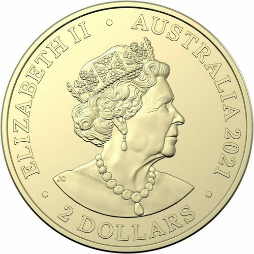 Bandera Aborigen 2021 Rojo Negro Dos Dólares Moneda Color $2 Australia Rara - CIRC - Imagen 2 de 13