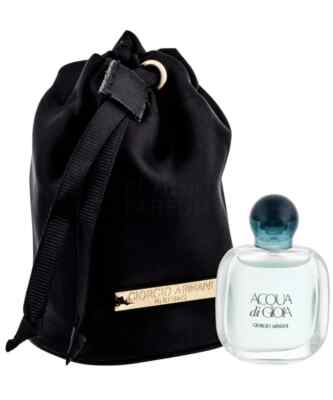 Giorgio Armani Acqua Di Gioia Eau de Parfum 5 ml Miniatur + schwarzes Etui Set