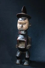 Teke Tege Power Figure, Congo, Gabon, Central African Tribal Art.