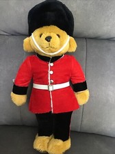 MERRYTHOUGHT RETIRED COLLECTIBLE GUARDSMAN TEDDY 18” CRAFTED IN ENGLAND