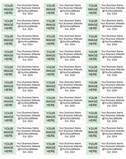 60 Personalized Business Branding Labels Packaging Stickers Address Tags Free SH