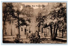 c1940s Delacroix New Trenton Indiana IN Unposted Kraemer Art Co. Postcard