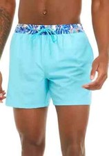 Crown  Ivy Cabana Board Swim Trunks Shorts Mens XL Printed Waistband NWT